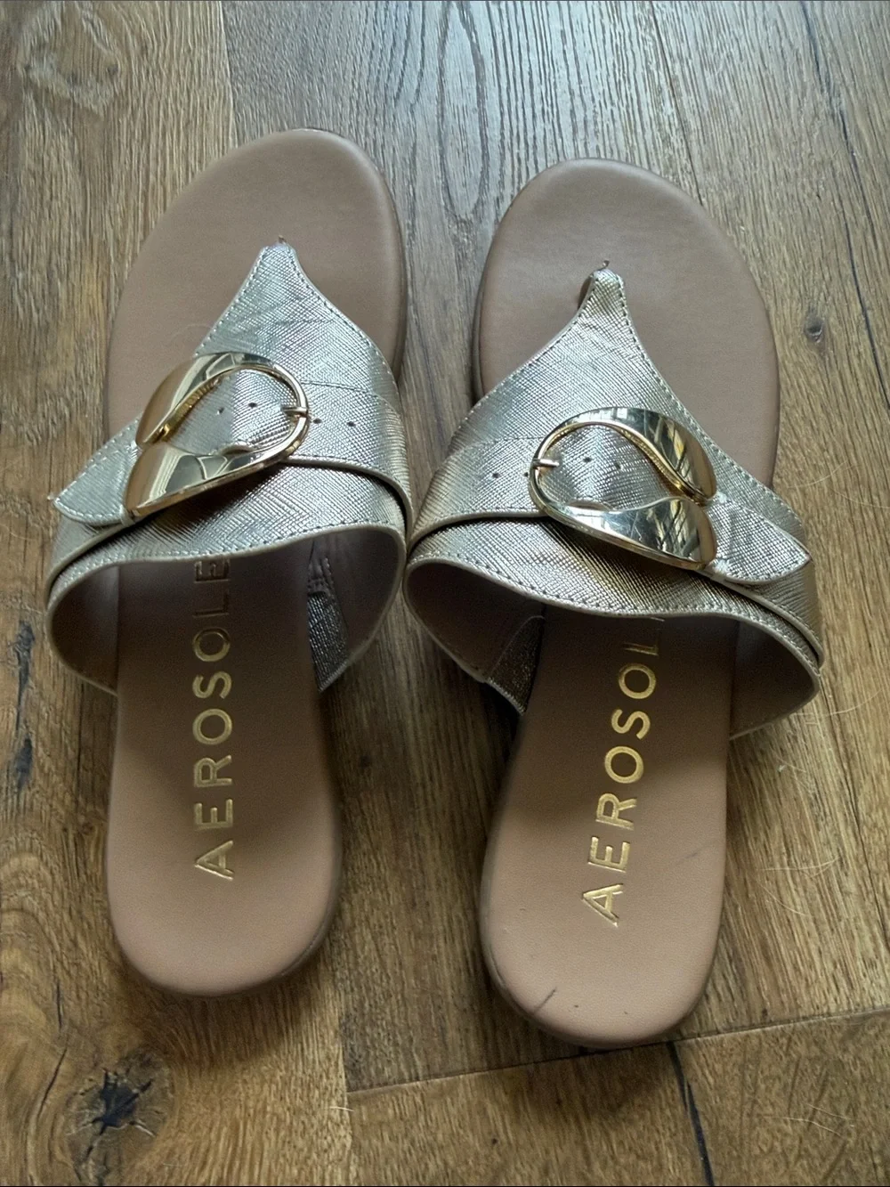 Aerosoles Glam gold sandal